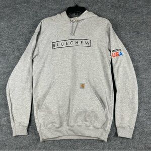 Carhartt NWT S Gray Bluechew Original Fit Pullover Hoodie Sweatshirt